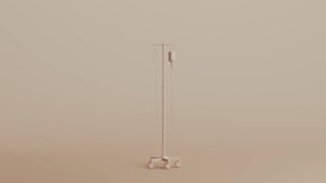 Intravenous drips iv neutral backgrounds soft tones beige brown background clay sculpt.